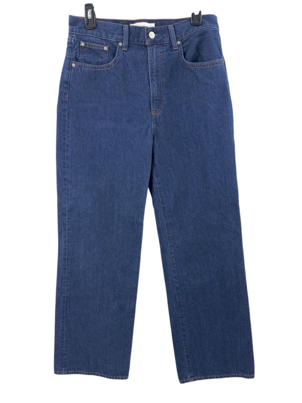 Denim Forum Farrah Hi-Rise Wide Leg Jeans Womens Size 29 High Rise Aritzia Blue - Picture 2 of 12